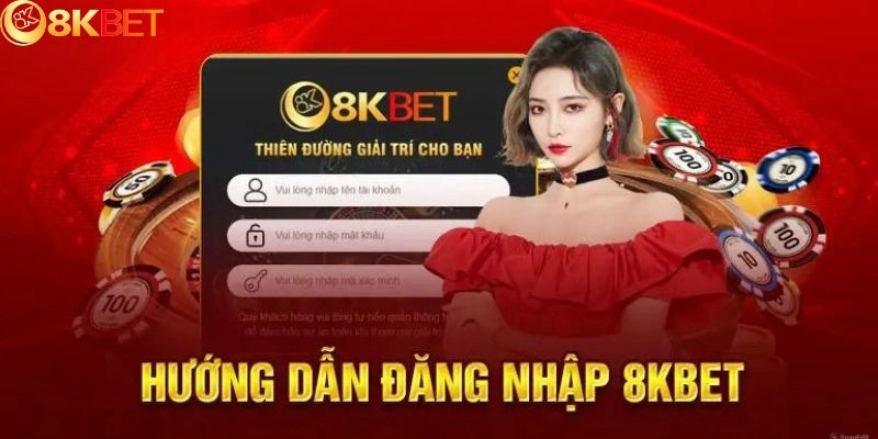 Các bước để đăng nhập 8kbet nhanh chóng