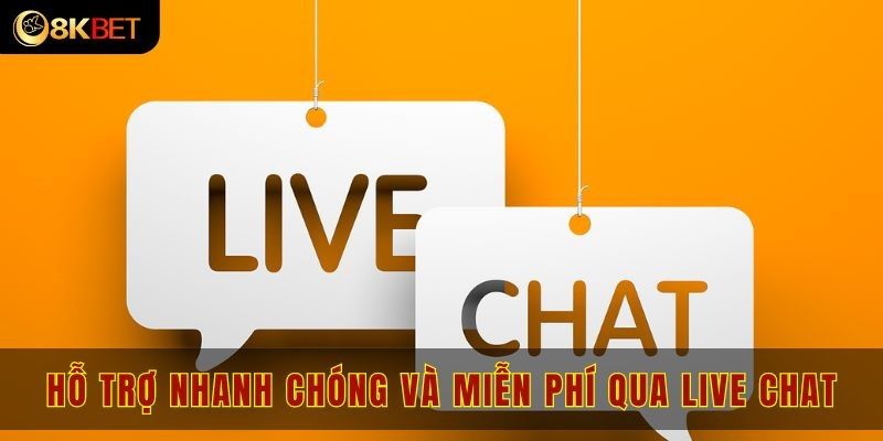 Các kênh liên hệ trực tuyến cho khách hàng tham gia 8KBET